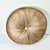 1960s Mid-Century Hollywood Regency Boho Chic Round Silk Pleated Button Decorative Pillow. For Sale - Image 12 of 13