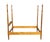 Vintage Federal Style Tiger Maple Full Size Four Poster Bed For Sale - Image 10 of 11