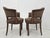 These elegant armchairs are executed in the refined spirit of French Art Deco, showing strong stylistic affinities to the...