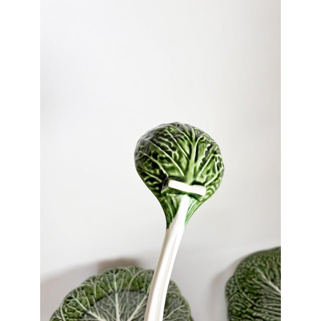 Cabbage-Shaped Soup Tureen Set, France, 1970s, Set of 9 For Sale - Image 17 of 18