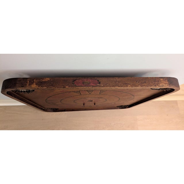 Antique the Carrom Company Game Board Style E #1 Archarena For Sale In Raleigh - Image 6 of 12