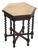 Hexagonal Antique Wooden Barley Twist Table, 1920s For Sale