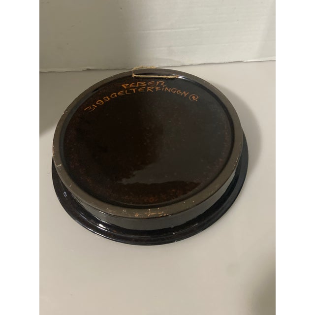 Folk Art Man Horse Dog Decorative Wall Plate, Signed For Sale - Image 9 of 10