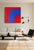 Bodasca, Red and Blue Osmosis, 2026, Acrylic Painting on Canvas For Sale - Image 3 of 10