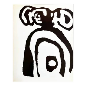 1974 Karel Appel Lithograph 2 Ariel Album