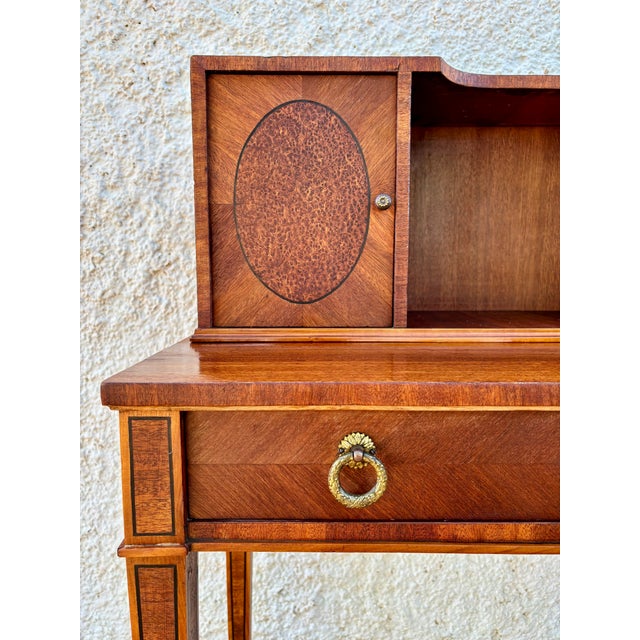 Spanish Writing Desk With Upper Cabinets, 1940s For Sale - Image 16 of 18