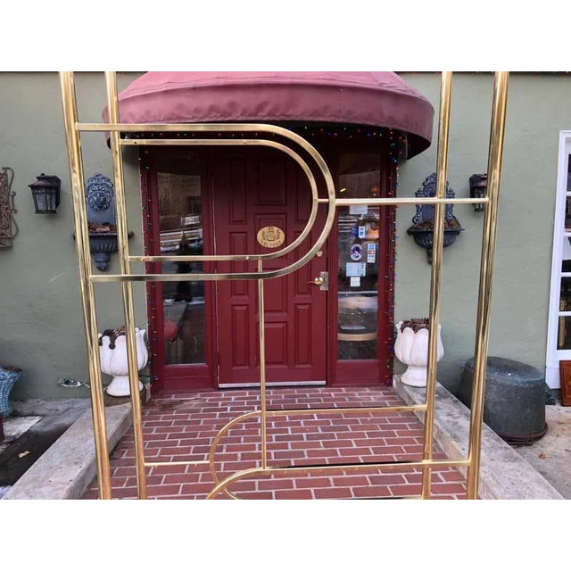 Brass Design Institute of America Brass Etagere For Sale - Image 8 of 11