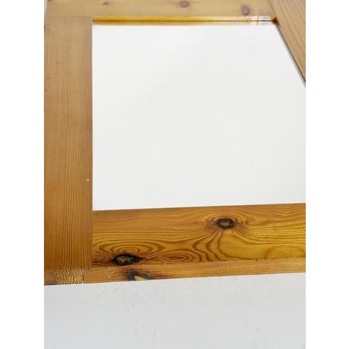 Charlotte Perriand Pine Mirror in the style of Charlotte Perriand, France, 1970s For Sale - Image 4 of 9