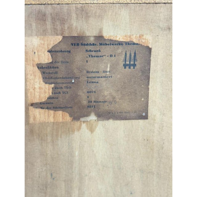 Vintage Sideboard in Birch For Sale - Image 10 of 11