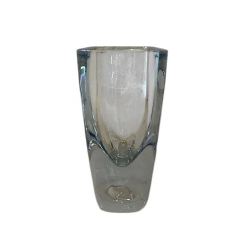 5”H x 2”W x 3”D This Strombergshyttan crystal vase embodies the timeless elegance of minimalist Scandinavian design....