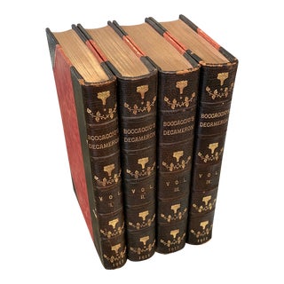1911 Boccaccio’s “Decameron” Book Set - Set of 4 For Sale
