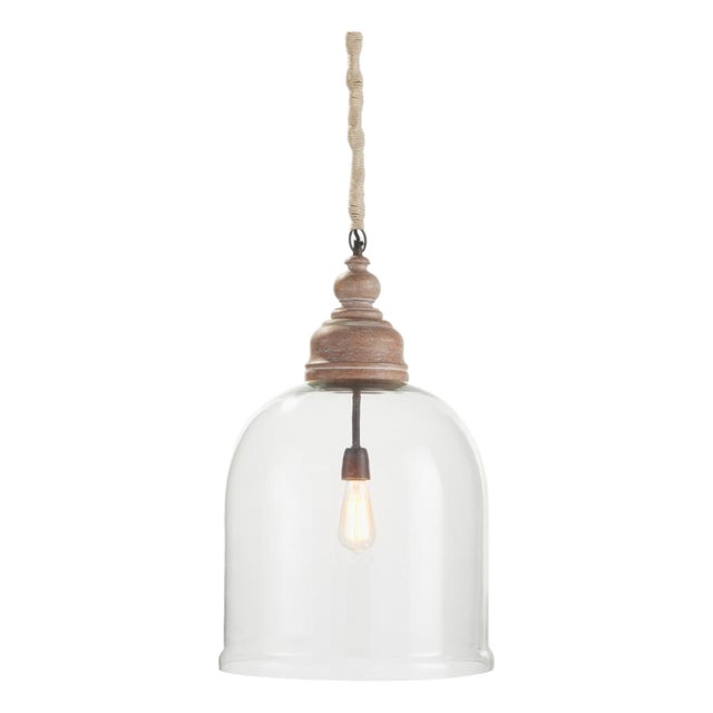 Vintner'S Cloche Pendant 26" For Sale