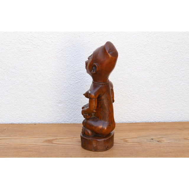 African Phemba Mother & Child Figure For Sale In Los Angeles - Image 6 of 8