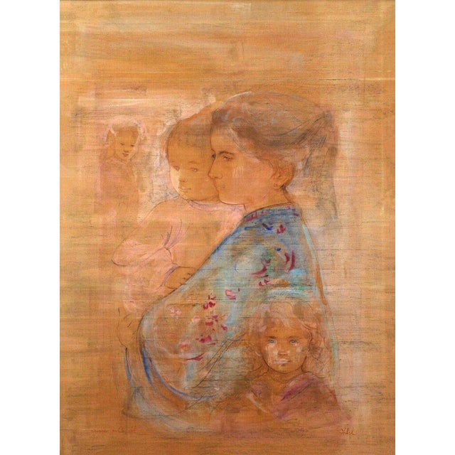Impressionist Mid 20th Century Siblings, Edna Hibel For Sale - Image 3 of 5