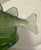 Glass Vintage MCM Lalique Green Crystal Perch Fish Figurine For Sale - Image 7 of 7