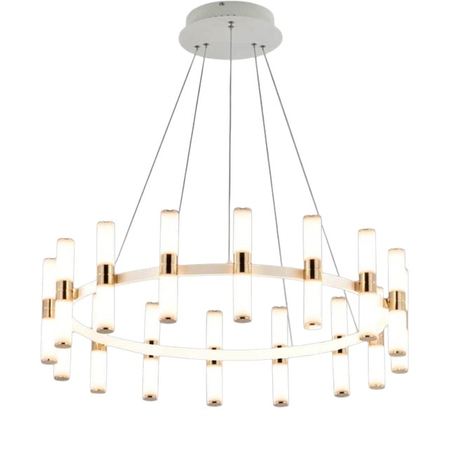 Collection Pioggia Di Luce Chandelier in Metal by Jago For Sale