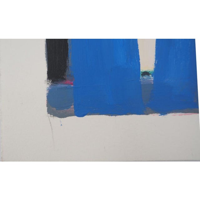 Gabriel Godard, Blue Forest, Gouache For Sale - Image 6 of 10