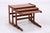 Mid-Century Danish Teak Nesting Tables, Set of 3 For Sale - Image 3 of 12
