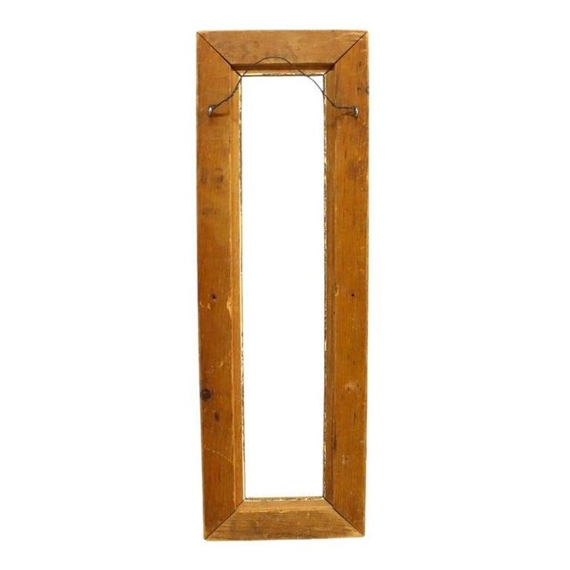 Diminutive First Finish Gilt Wood Rectangular Frame Unsigned C1860 Measures - 17.5"H x 5.75"W x 1"D