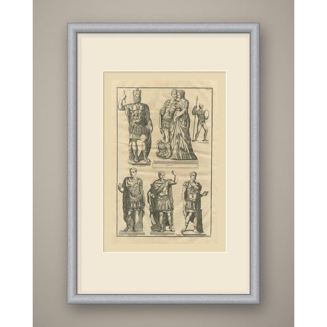 This is an original antique copper engraving, uncolored, a single page plate from the fourth volume of montfaucon's...