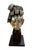 A fabulous bust of Aztec K’inich Pakal. The warrior bust on a black wooden base, and the brilliant, mirror like exterior...