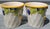 Jay Wilfred ceramic planters with grape and lemon trellis patterns. Made in Portugal, in perfect condition. Dimensions:...