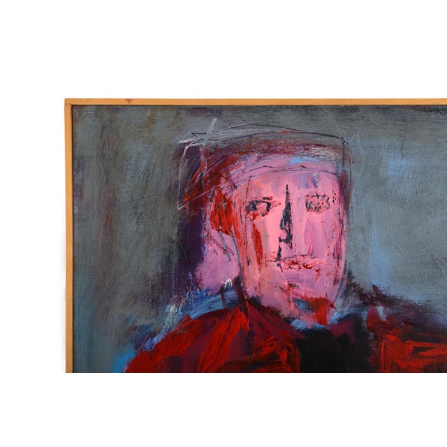 Large Figurative Expressionism Original Painting by the Reverend Dr. Virginia Cohn Parkum For Sale - Image 9 of 11