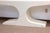 White Vintage 1970s Style White Laminate Console Table and Matching Diamond Mirror For Sale - Image 8 of 10