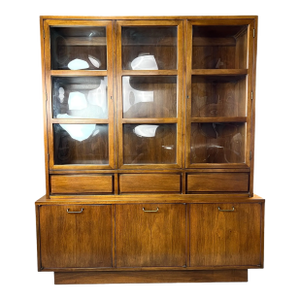 Mid-Century Modern American of Martinsville Bubble Glass Cabinet
