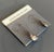 Mid-Century Modern 1980's Sterling Silver Teardrop Earrings For Sale - Image 3 of 3