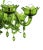 Murano Contemporary Greeen Murano Glass Chandelier For Sale - Image 4 of 11