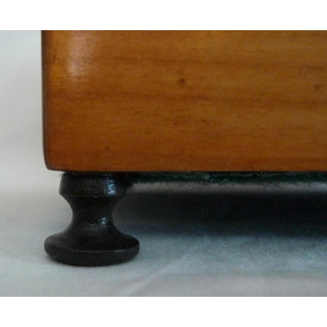 Brown Early 19th Century Cherry Wood Box, Biedermeier Period For Sale - Image 8 of 11