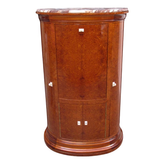 1930s Fine Art Deco Bar Cabinet For Sale