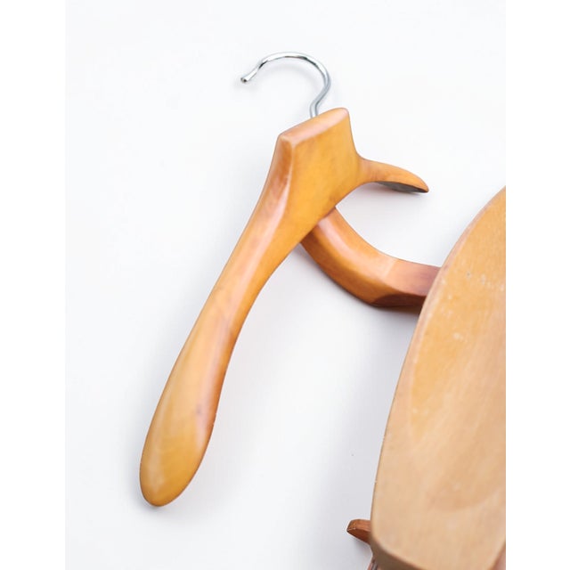 1950s Mid-Century Modern Italian Valet Stand in Wood, 1950s For Sale - Image 5 of 15