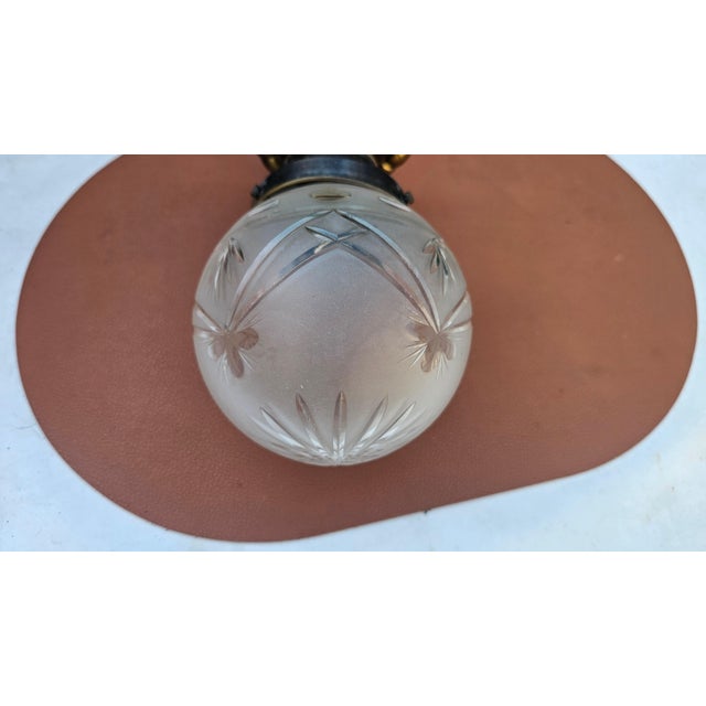Vintage Brass Plafond Celling Lamp, 1920s For Sale - Image 4 of 7