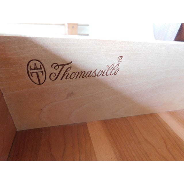 Thomasville Cherry Collection Georgian Style Fitted Interior Armoire Chest 41"w For Sale - Image 10 of 13