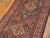 Tribal 1880s Blue Navy Geometric Tribal Antique Serab Rug 3'2" X 14'4" Handknotted Wool Carpet For Sale - Image 3 of 8