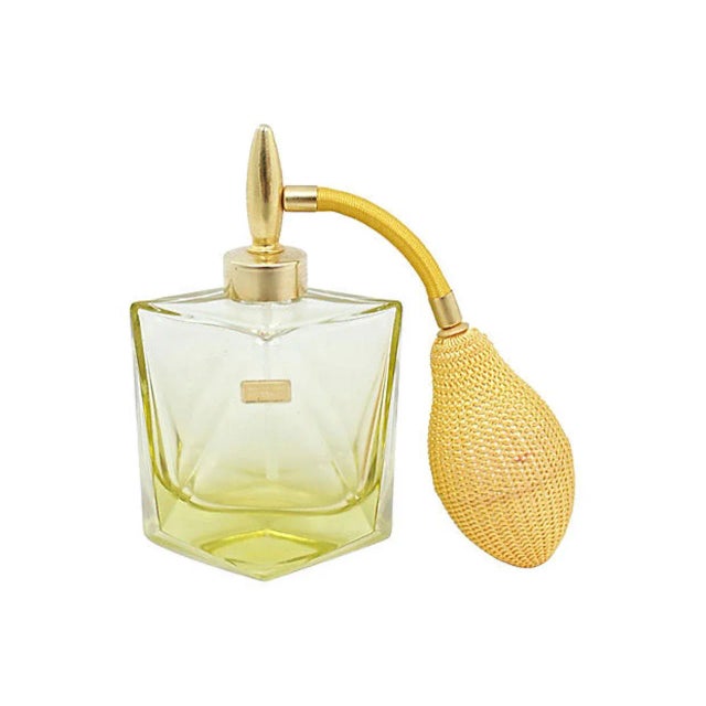 1950s Austrian Glass Perfume Bottle For Sale - Image 4 of 6