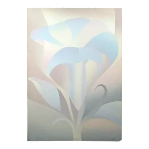 Don Trager "Gloria" Modern Botanical Signed and Numbered Serigraph