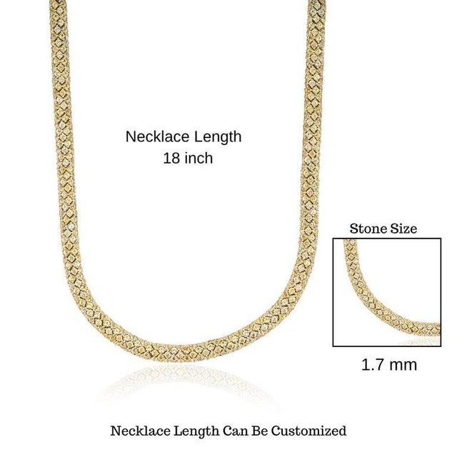 Gold 48.9 Ct Certified Yellow Sapphire Necklace in 925 Silver for Her For Sale - Image 8 of 10