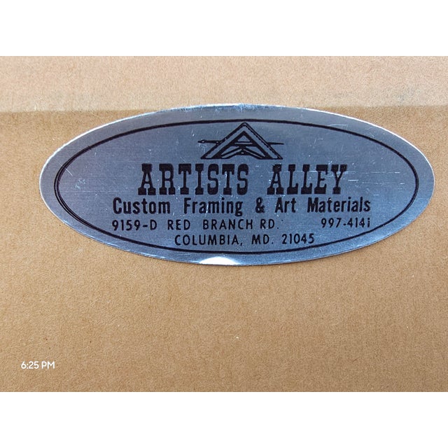 Set of Four 20th Century Asian Style Watercolor Painted Wall Panels For Sale - Image 9 of 10