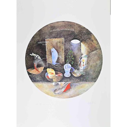 Mariangelo Zappitelli, Still Life, 1980s, Lithograph For Sale