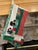 Green Vintage 1999 Signed "Lw" Primitive Folk Art Patchwork Christmas Stocking With Cat Applique Excellent Condition For Sale - Image 8 of 11
