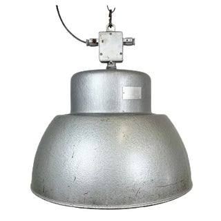 Industrial Polish Factory Pendant Lamp from Mesko, 1970s For Sale
