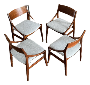 Dining Room Chairs by H. Vestervig Eriksen Tromborg, Denmark, Set of 4