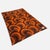 Dutch Pure Wool Throw Blanket in Orange and Brown Swirl from Aabe, 1970s For Sale - Image 12 of 12