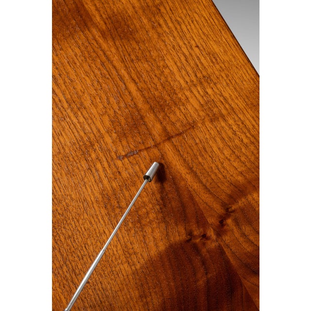 Substantial Handmade Minimalist MCM Custom-Made Studio / Gallery Dining Table W/ Matching Benches Set in Walnut, Usa, C. 1980s For Sale - Image 13 of 17