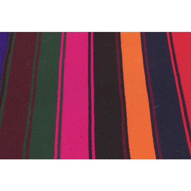 Late 20th Century Bold Vintage Turkish Striped Kilim Rug - 10’06 X 12’05 For Sale In Dallas - Image 6 of 10
