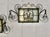 Metal Arts & Crafts Gothic Stained Glass Mirror Lights, 1900, Set of 2 For Sale - Image 7 of 10