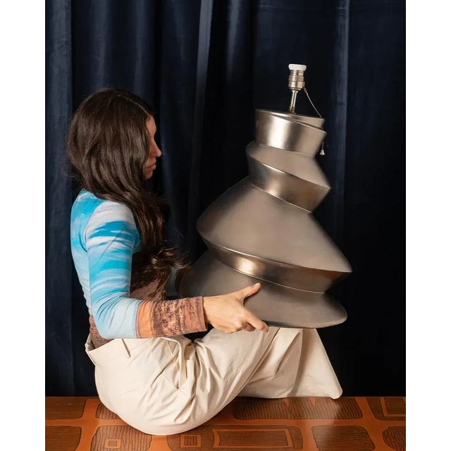 Lamp by Faïencerie de Charolles for Roche Bobois, 1970s For Sale - Image 13 of 16